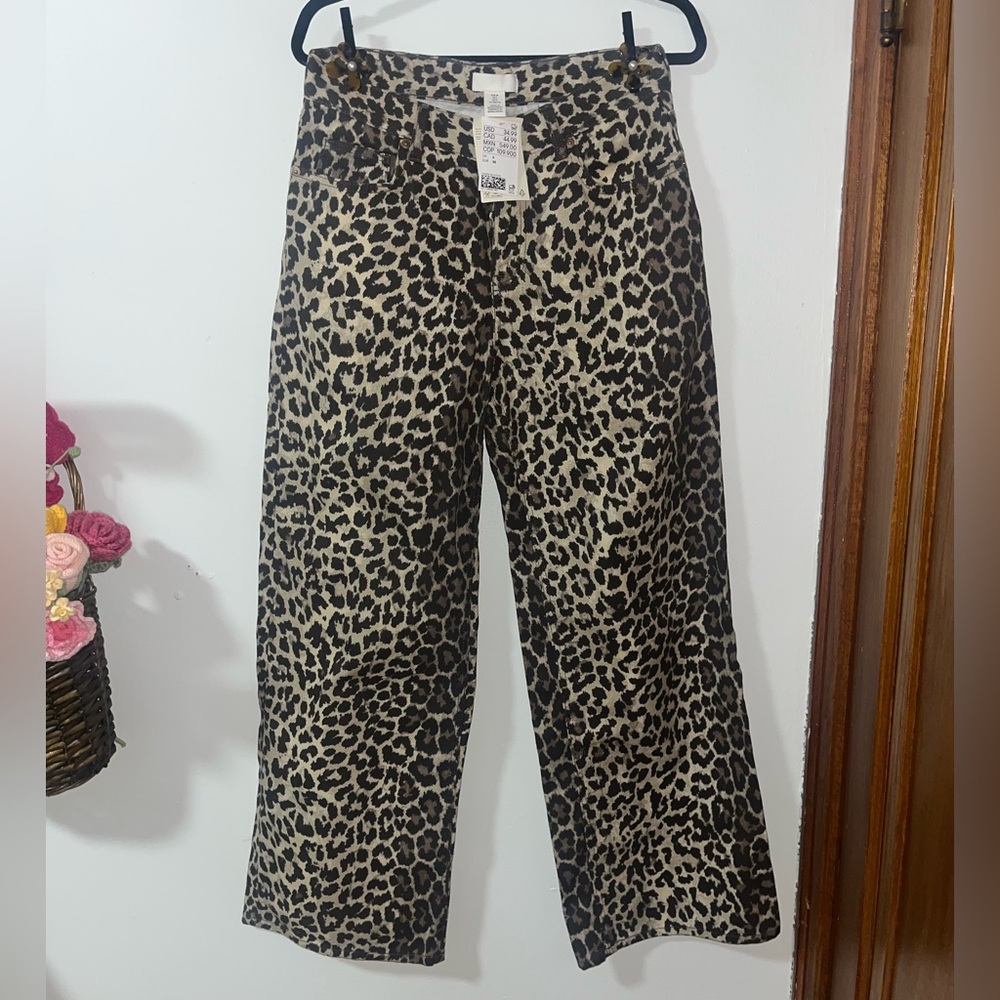 H&M Animal Print Trousers